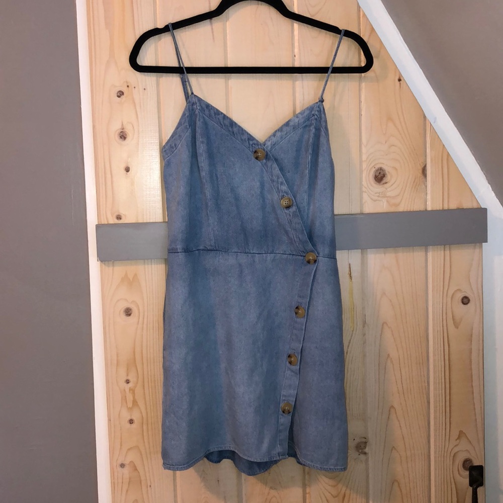Denim romper
